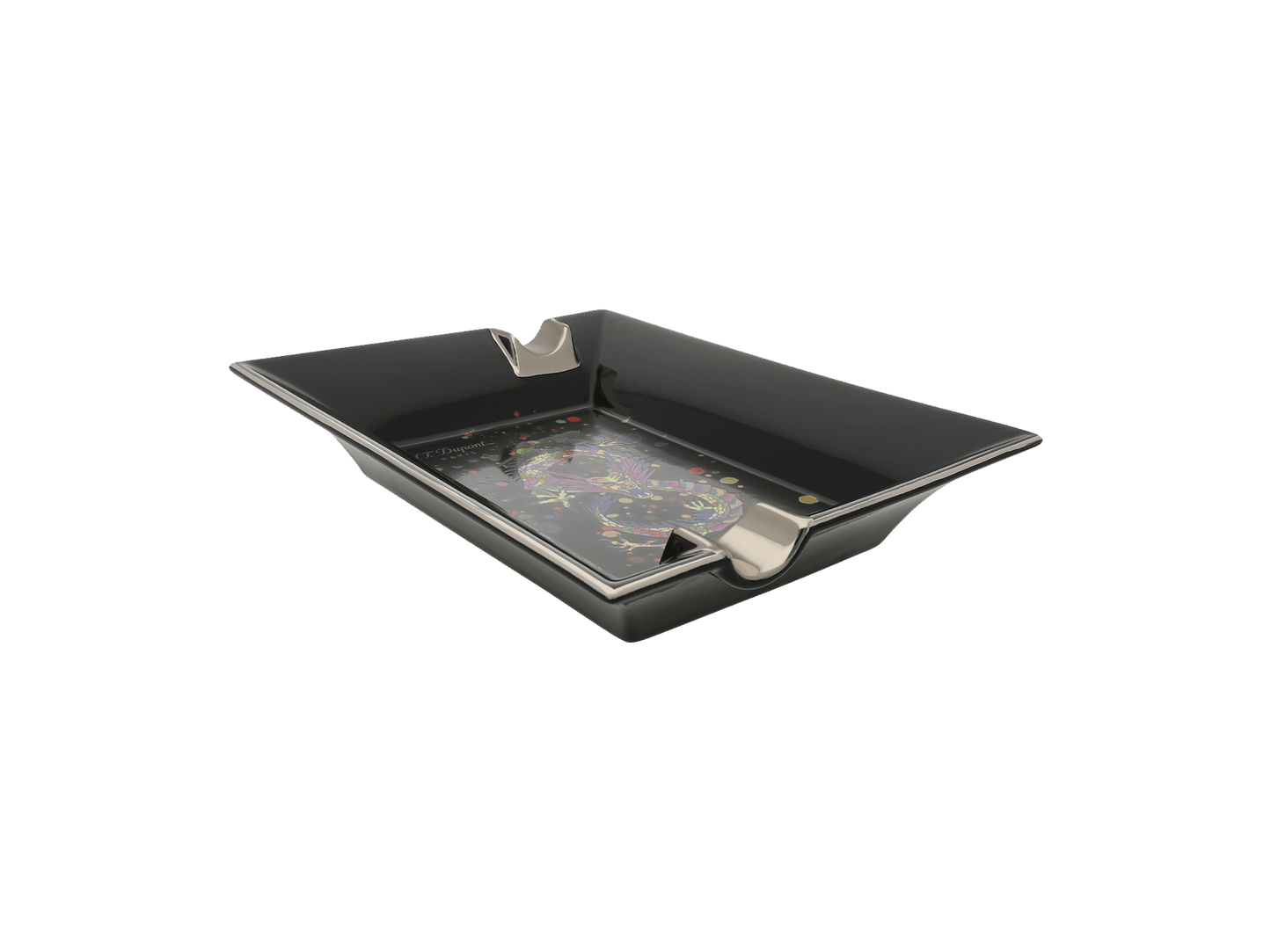 S.T. Dupont Large Ashtray Dragon Black — alternate view