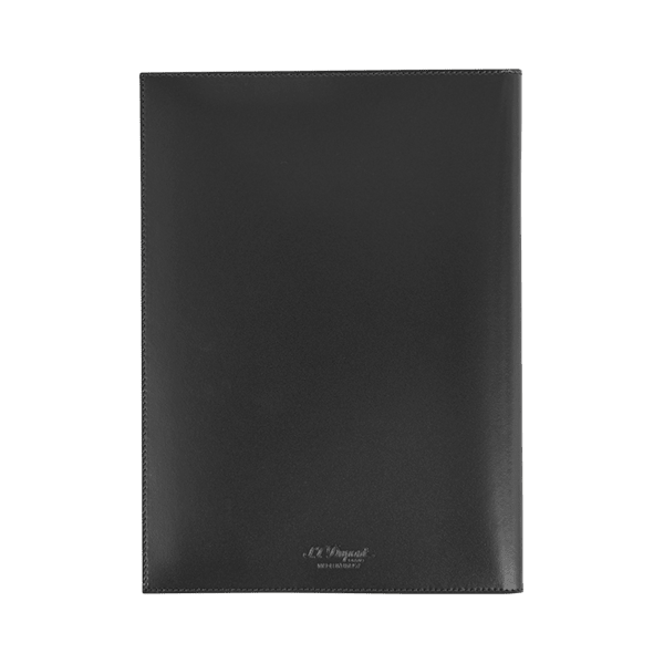 S.T. Dupont A5 notebook cover black - detail