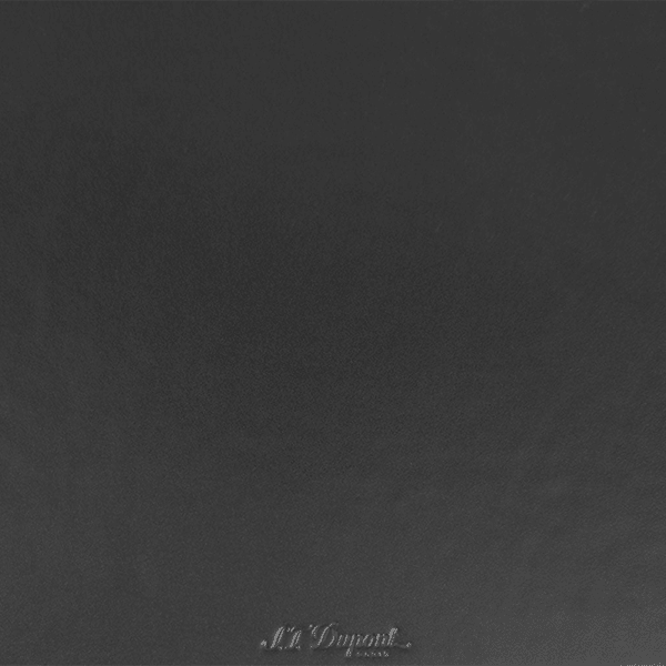 S.T. Dupont leather desk pad black - detail