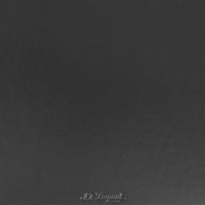 S.T. Dupont leather desk pad black - detail