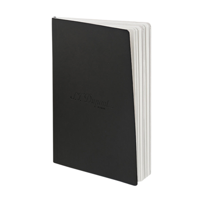 S.T. Dupont Notebook Lines A5 Black — angle view