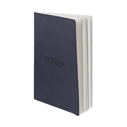 S.T. Dupont Notebook Lines A5 Dark Blue — angle view