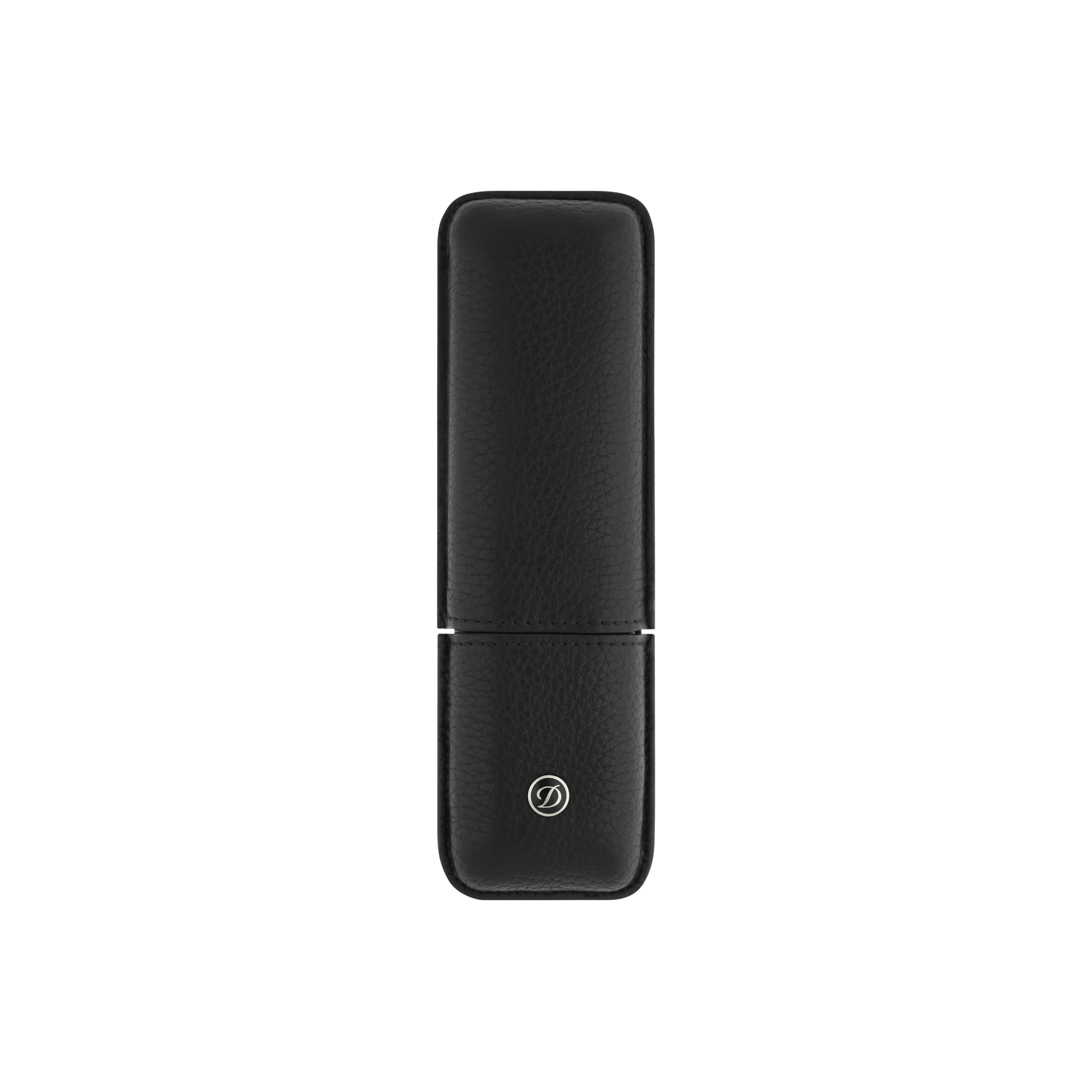 S.T. Dupont Rigid Pen Case x2 Black Leather