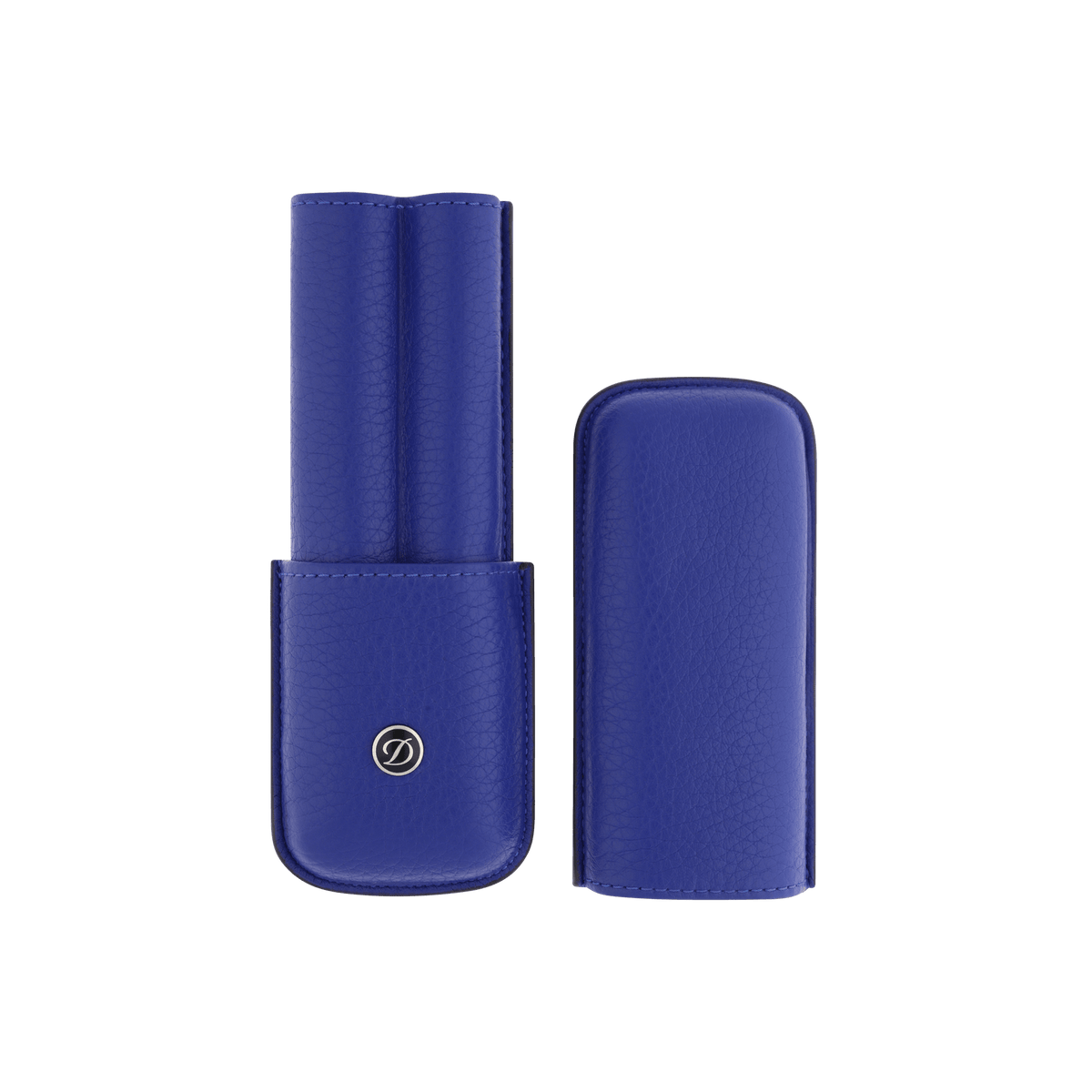 S.T. Dupont Rigid Pen Case X2 Blue — angle view