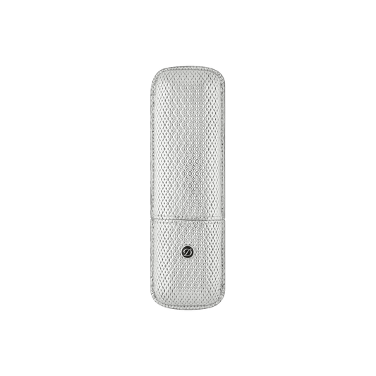 S.T. Dupont Rigid Pen Case X2 Silvery Mesh