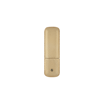 S.T. Dupont Rigid Pen Case X2 Golden Mesh