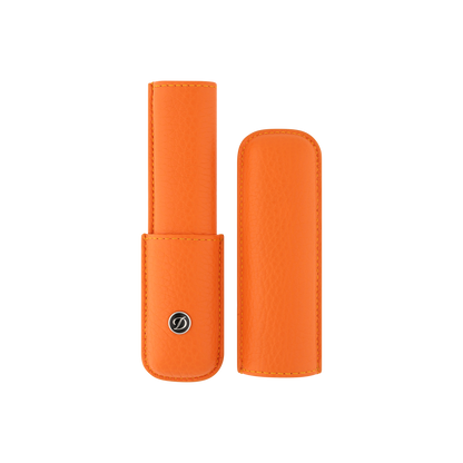 S.T. Dupont Rigid Pen Case X1 Orange — angle view