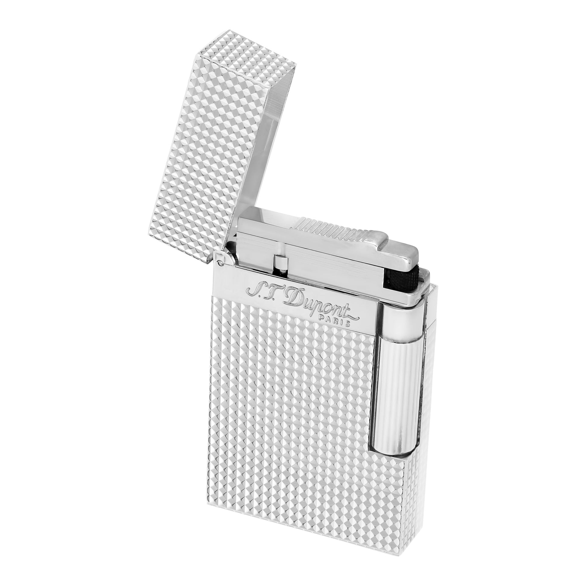S.T. Dupont Ligne 2 - Argent - Diamond Head — angle view