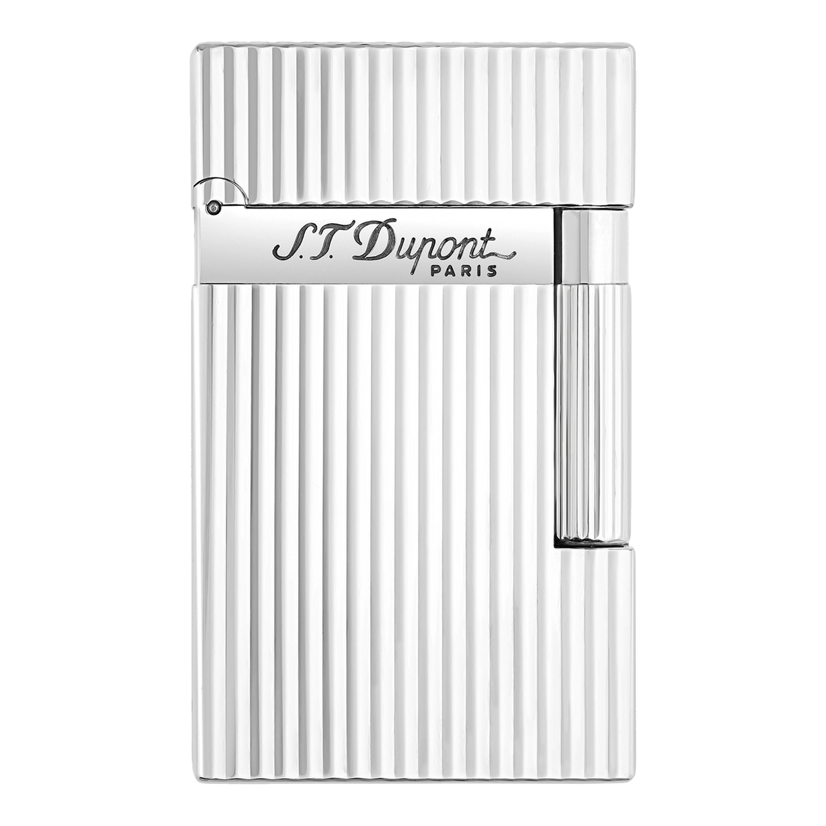 S.T. Dupont Ligne 2 - argent - lignes verticales