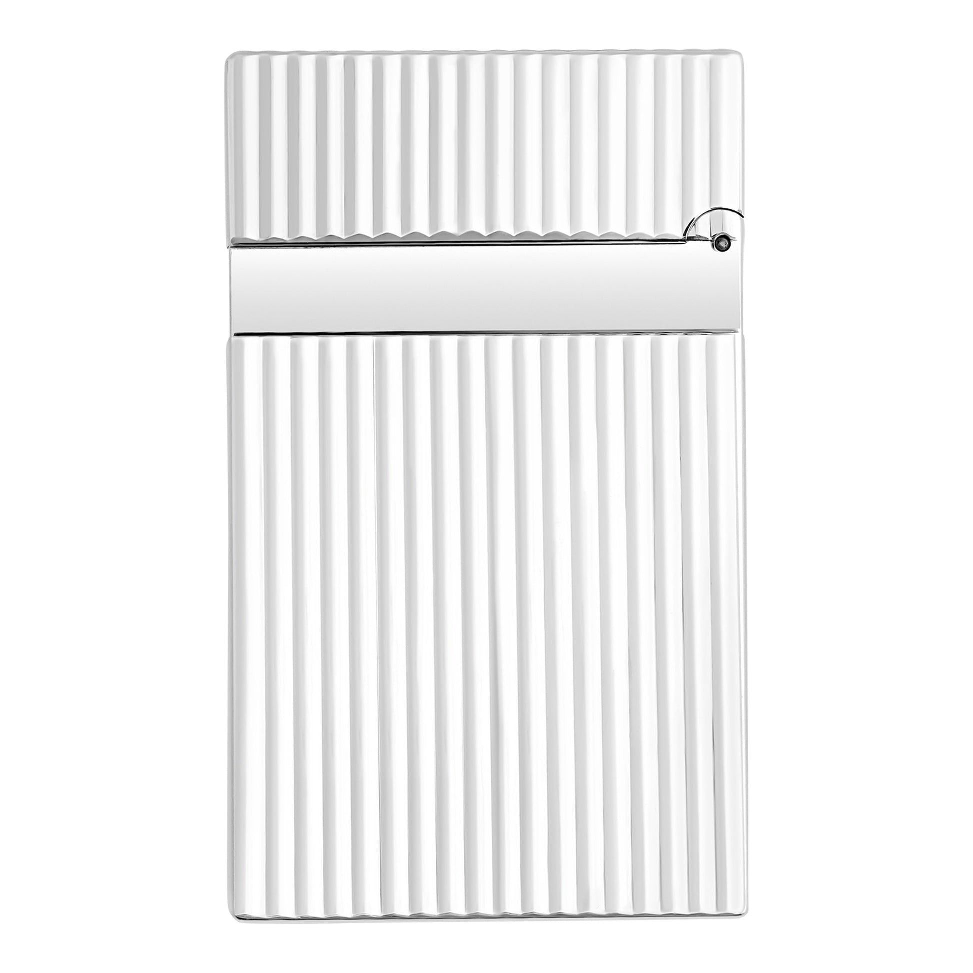 S.T. Dupont Ligne 2 - Argent - Vertical Lines — angle view