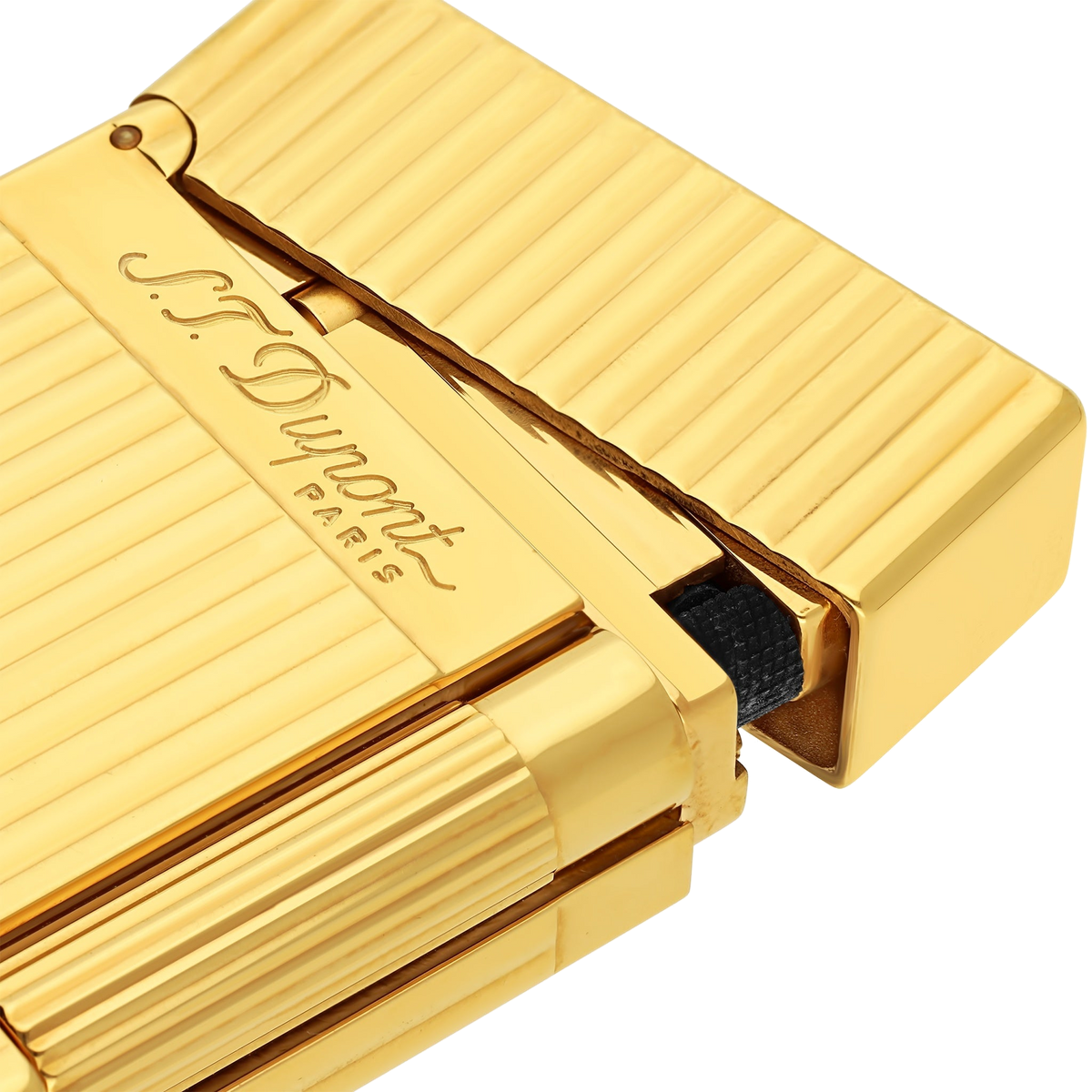 S.T. Dupont Ligne 2 - Or Jaune - Vertical Lines — alternate view
