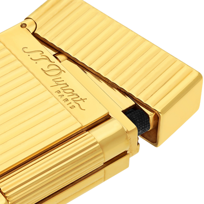 S.T. Dupont Ligne 2 - Or Jaune - Vertical Lines — alternate view