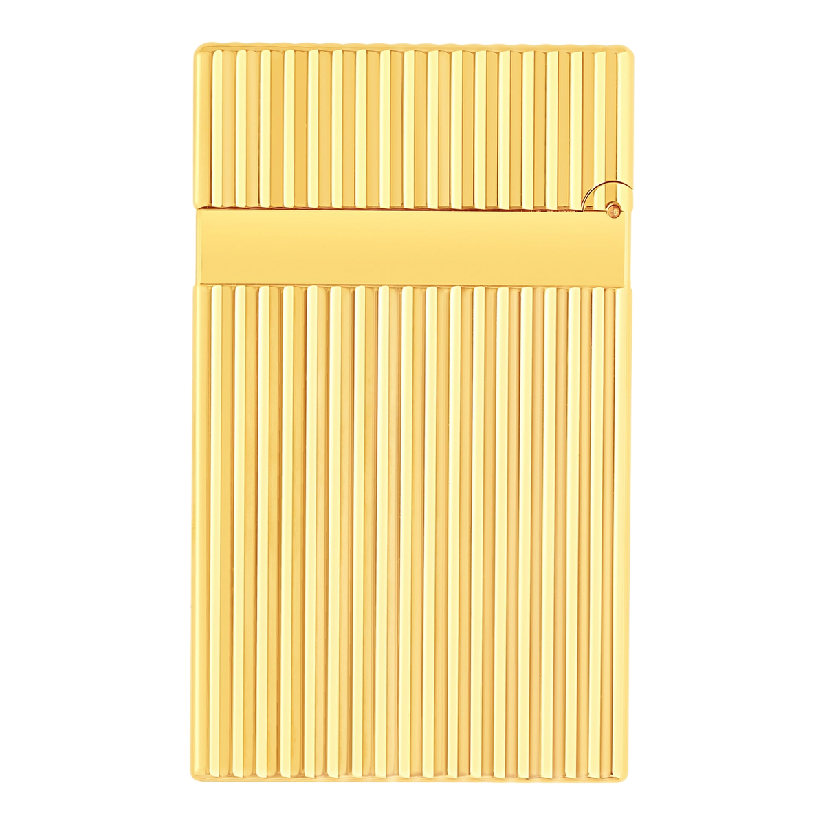 S.T. Dupont Ligne 2 - Or Jaune - Vertical Lines — angle view