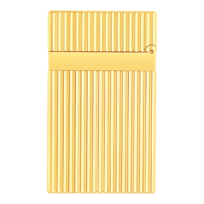 S.T. Dupont Ligne 2 - Or Jaune - Vertical Lines — angle view