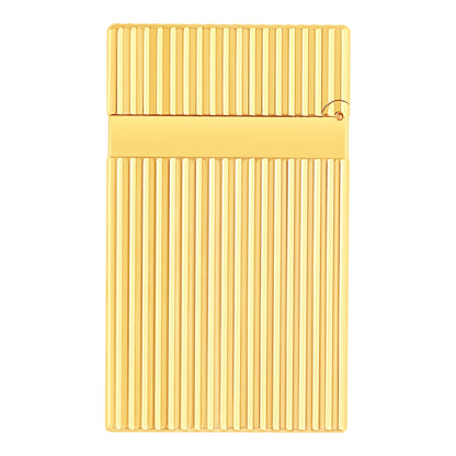 S.T. Dupont Ligne 2 - Or Jaune - Vertical Lines — angle view
