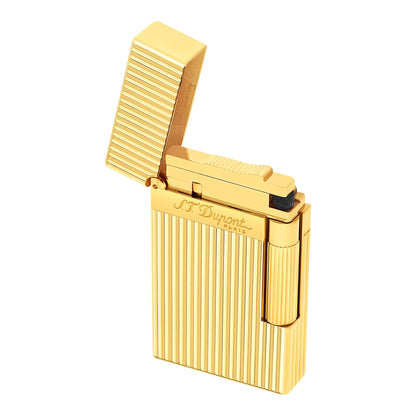 S.T. Dupont Ligne 2 - Or Jaune - Vertical Lines — detail view