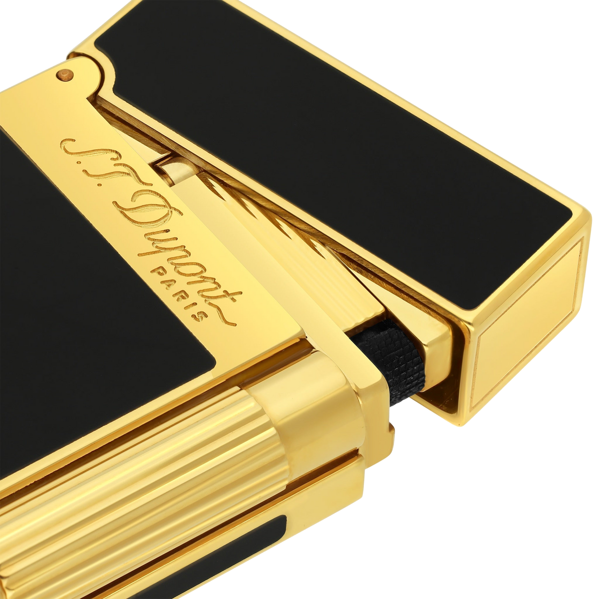 S.T. Dupont Ligne 2 - Laque Noire - Yellow Gold — alternate view