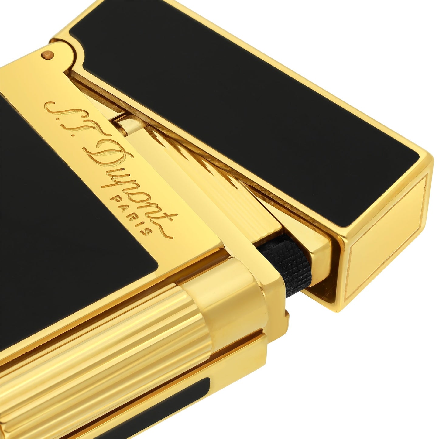S.T. Dupont Ligne 2 - Laque Noire - Yellow Gold — alternate view