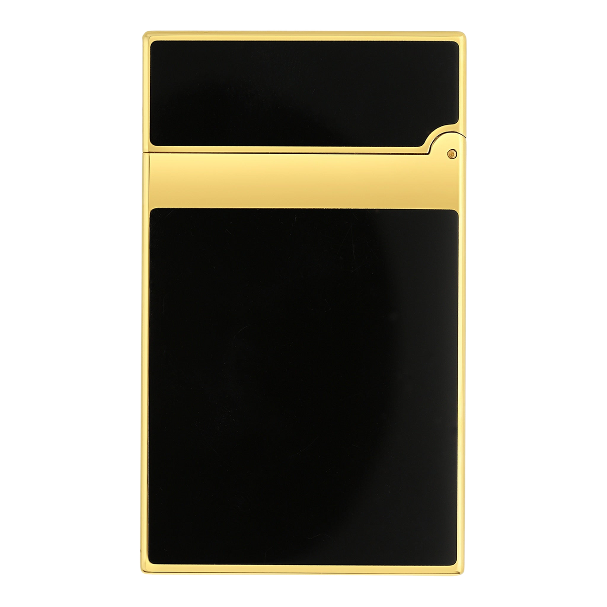 S.T. Dupont Ligne 2 - Laque Noire - Yellow Gold — angle view