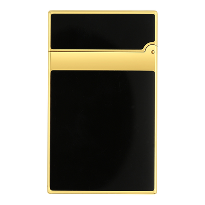 S.T. Dupont Ligne 2 - Laque Noire - Yellow Gold — angle view