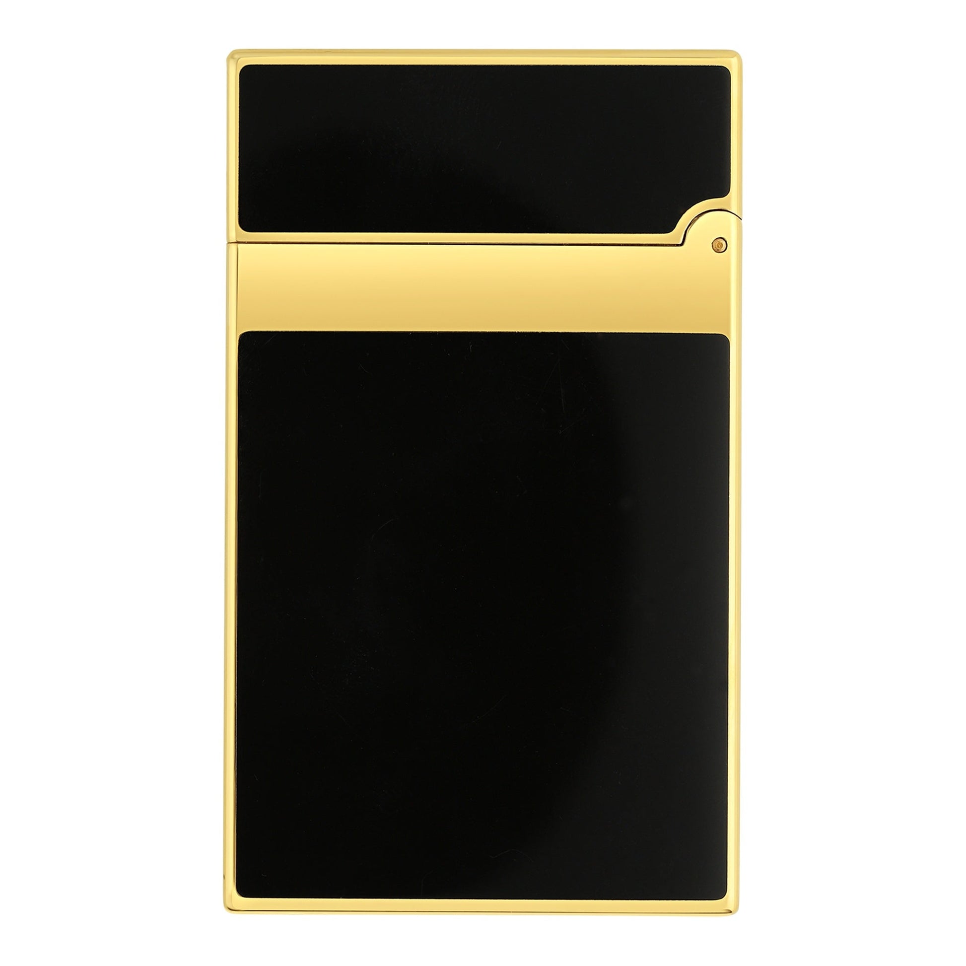 S.T. Dupont Ligne 2 - Laque Noire - Yellow Gold — angle view