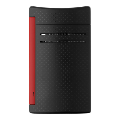 S.T. Dupont Maxijet - Noir Mat & Rouge — angle view