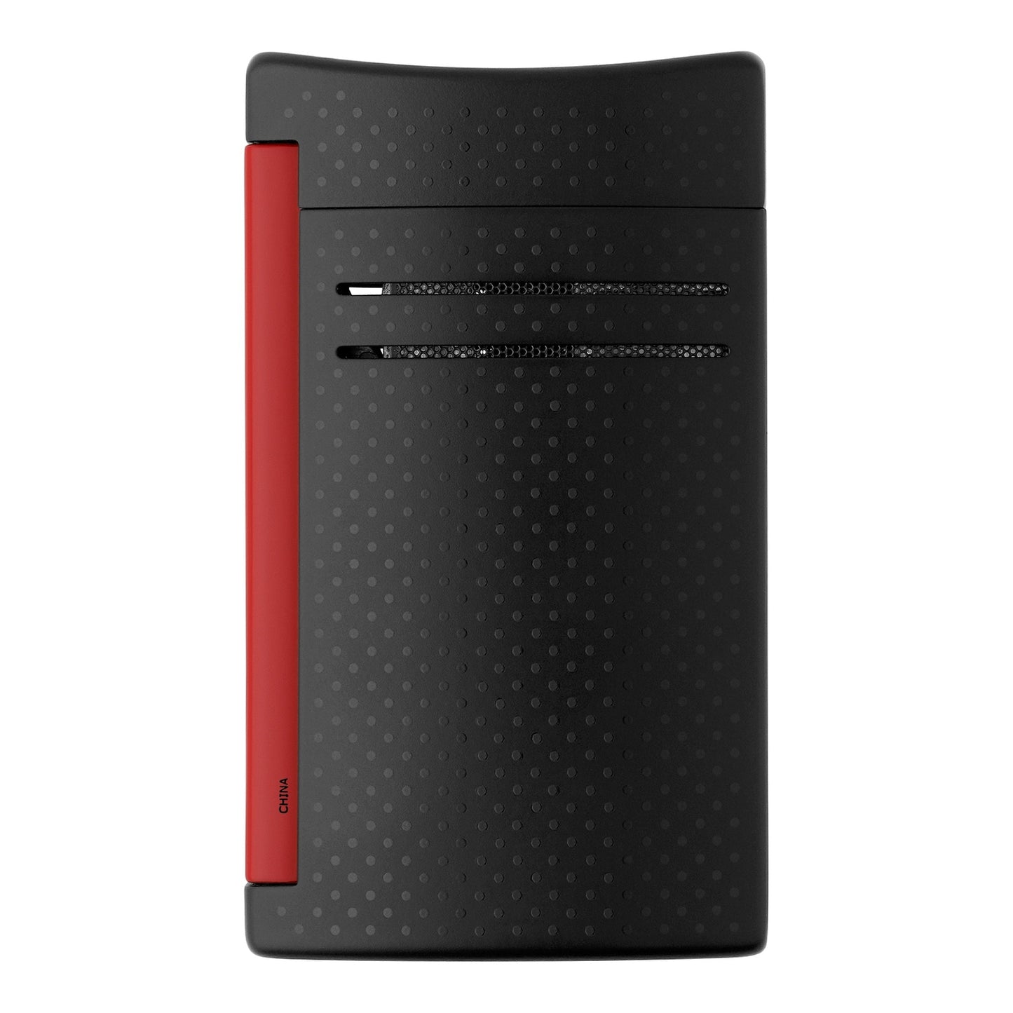 S.T. Dupont Maxijet - Noir Mat & Rouge — angle view