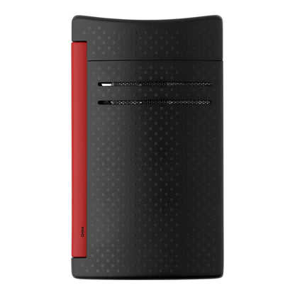 S.T. Dupont Maxijet - Noir Mat & Rouge — angle view