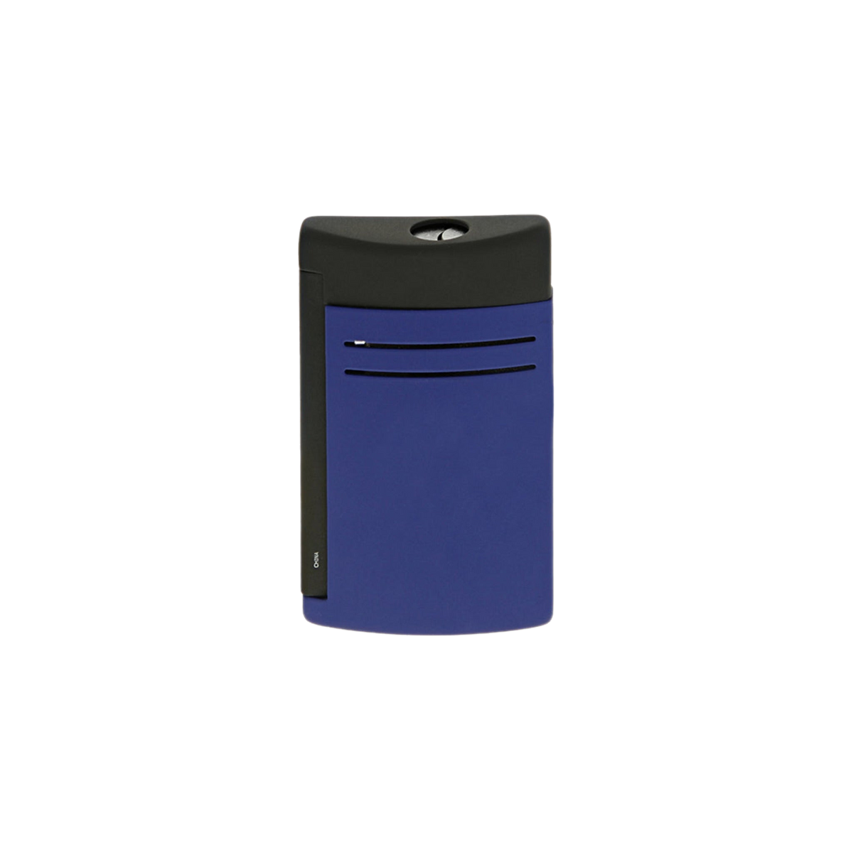 S.T. Dupont Lighter Matte Black Ocean — angle view