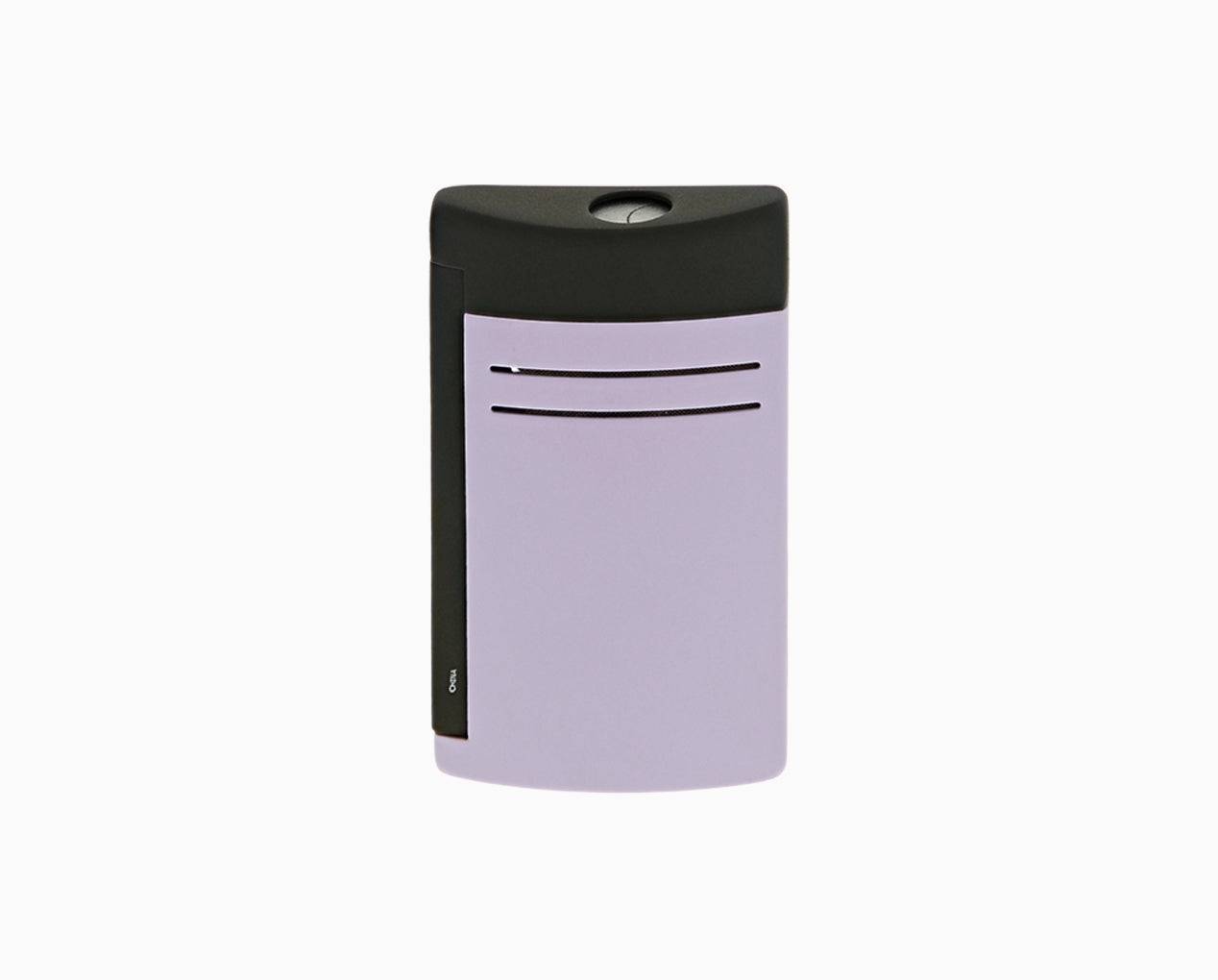 S.T. Dupont Lighter Matt Black Lilac — angle view