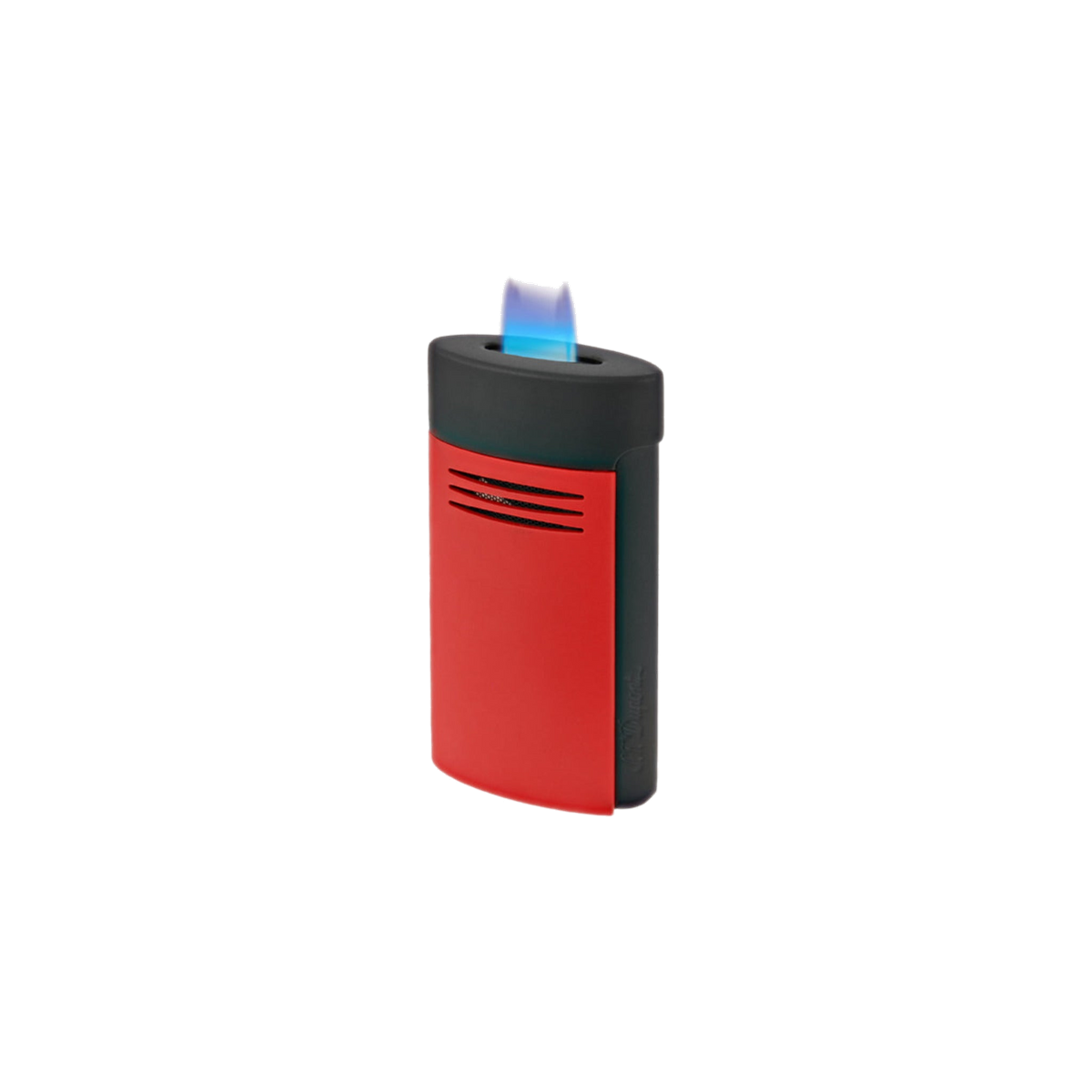 Briquet S.T. Dupont mat rouge — vue de détail