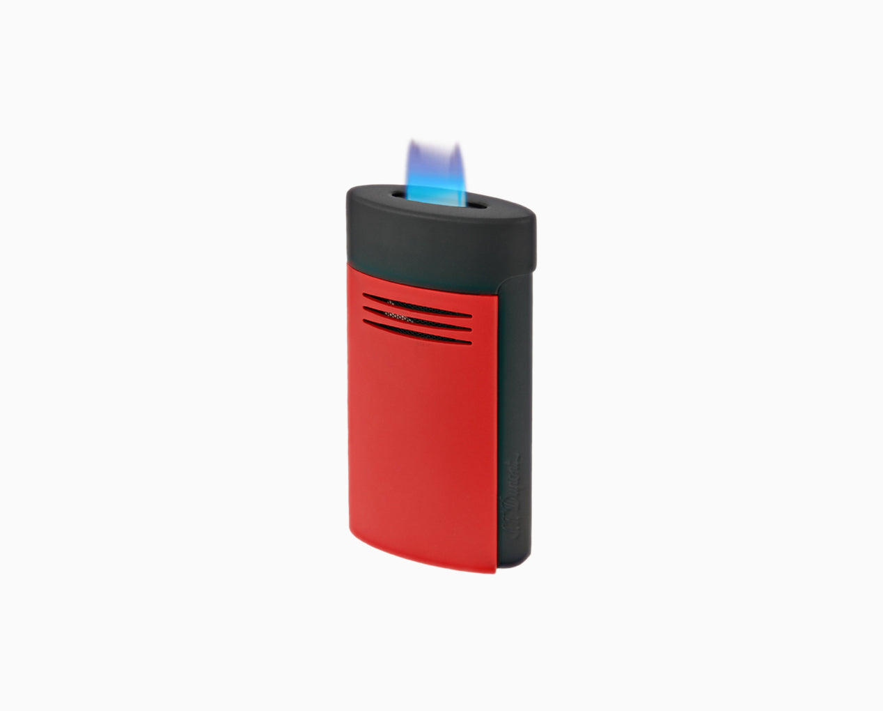 S.T. Dupont Lighter Matte Red — detail view