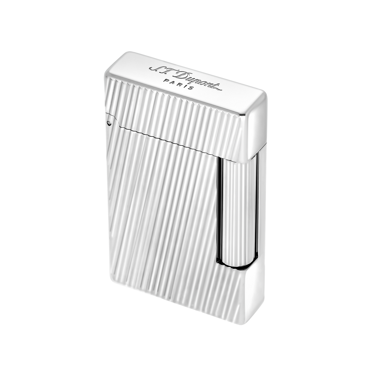 Briquet S.T. Dupont diagonal palladium — vue de détail