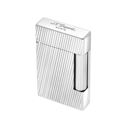 Briquet S.T. Dupont diagonal palladium — vue de détail