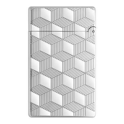 S.T. Dupont Initial - palladium - Cube — vue de trois quarts