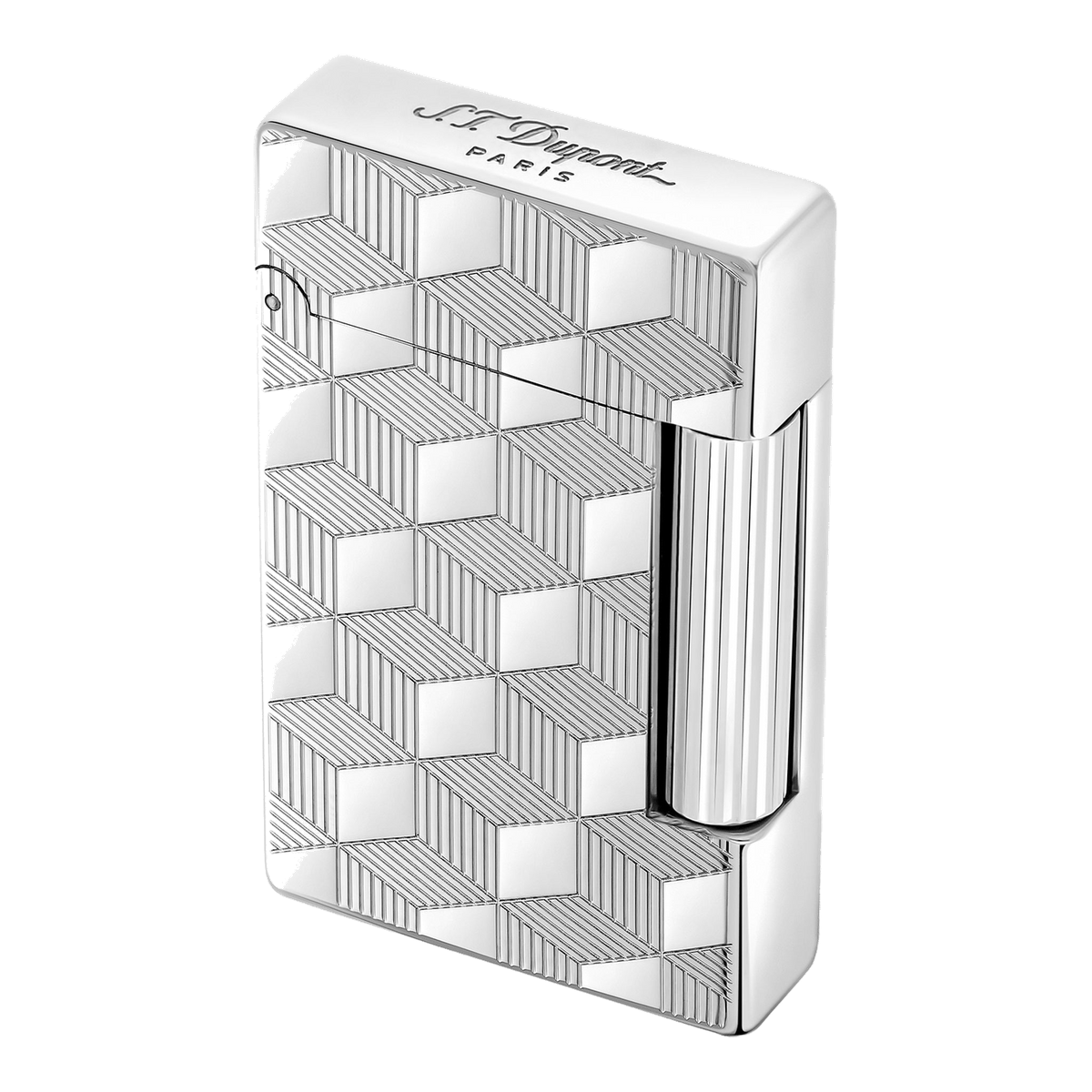 S.T. Dupont Initial - palladium - Cube — vue de détail