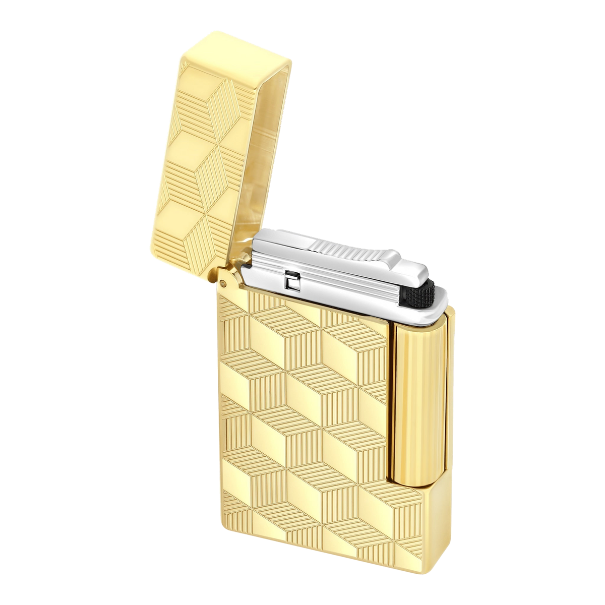 S.T. Dupont Initial - dorée - Cube — vue de détail