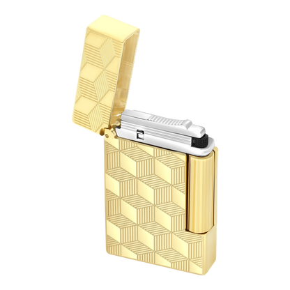 S.T. Dupont Initial - dorée - Cube — vue de détail