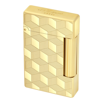 S.T. Dupont Initial - dorée - Cube — vue 5