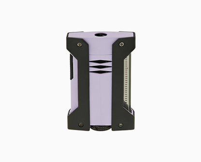 S.T. Dupont Lighter Extrem Matte Black Lilac — angle view