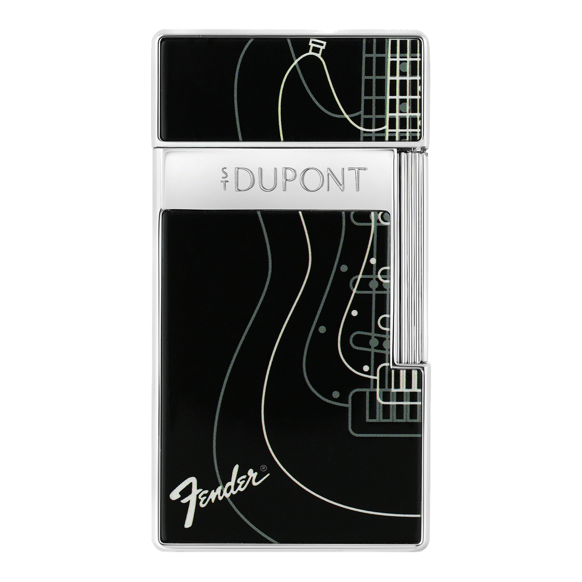 S.T. Dupont Fender - Biggy noir chrome