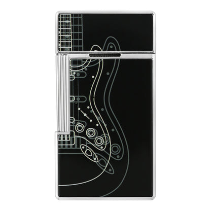 S.T. Dupont Fender - Biggy Noir Black Chrome — angle view