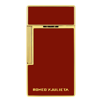 S.T. Dupont Romeo Y Julieta - Biggy rouge / doré — vue de trois quarts