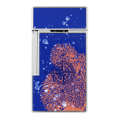 S.T. Dupont Vanikoro - Biggy Chrome Lighter — angle view