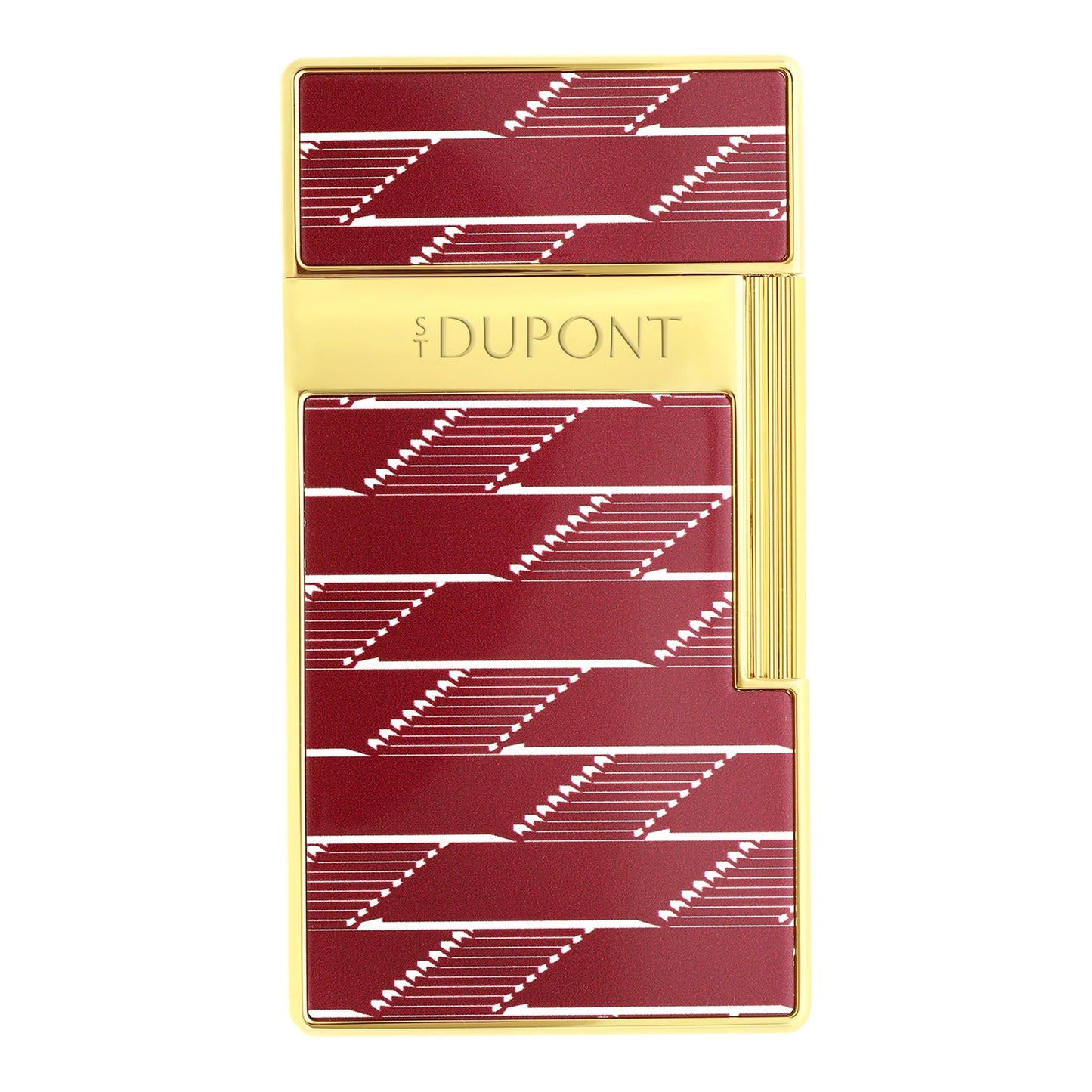 S.T. Dupont Biggy - Laque Brillante Monogram 1872 - Burgundy