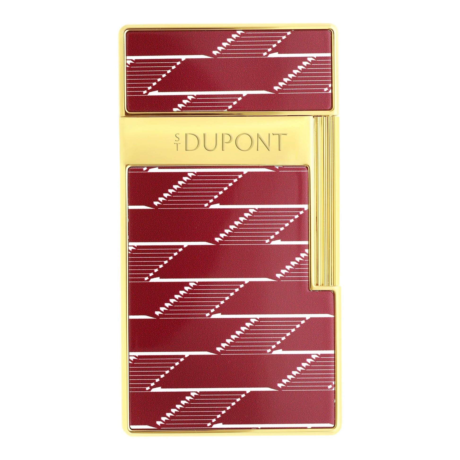 S.T. Dupont Biggy - Laque Brillante Monogram 1872 - Burgundy