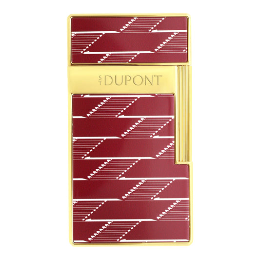 S.T. Dupont Biggy - Laque Brillante Monogram 1872 - Burgundy