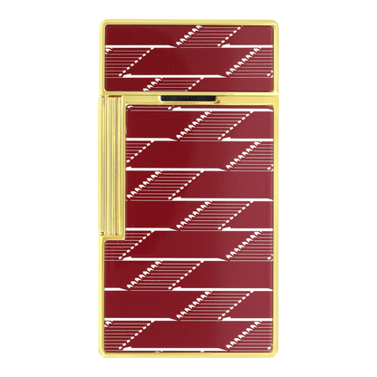 S.T. Dupont Biggy - laque brillante Monogramme 1872 - bourgogne — vue de trois quarts