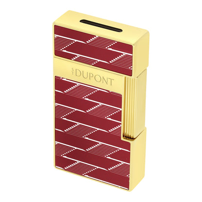 S.T. Dupont Biggy - Laque Brillante Monogram 1872 - Burgundy — detail view