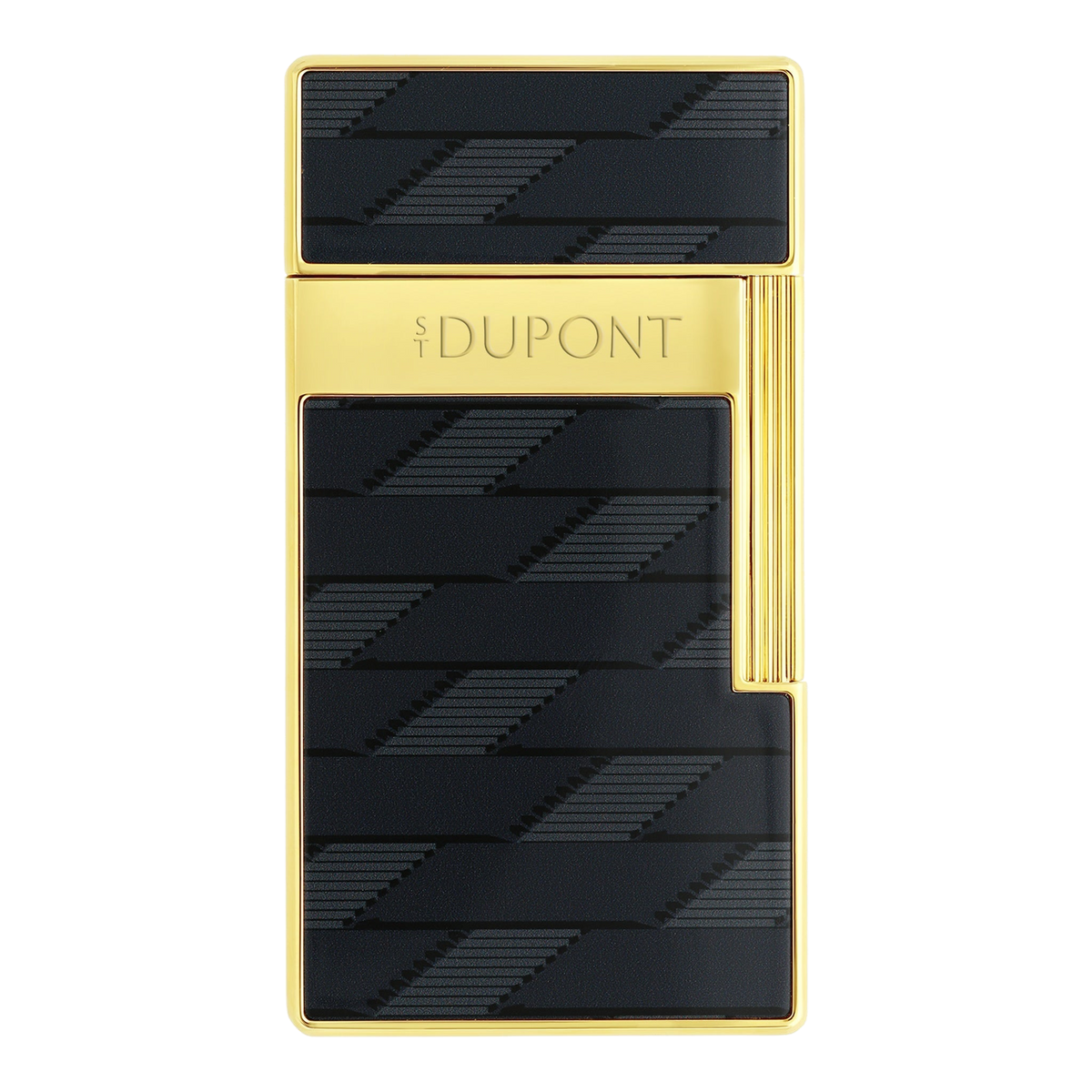 S.T. Dupont Biggy - laque brillante Monogramme 1872 - noir